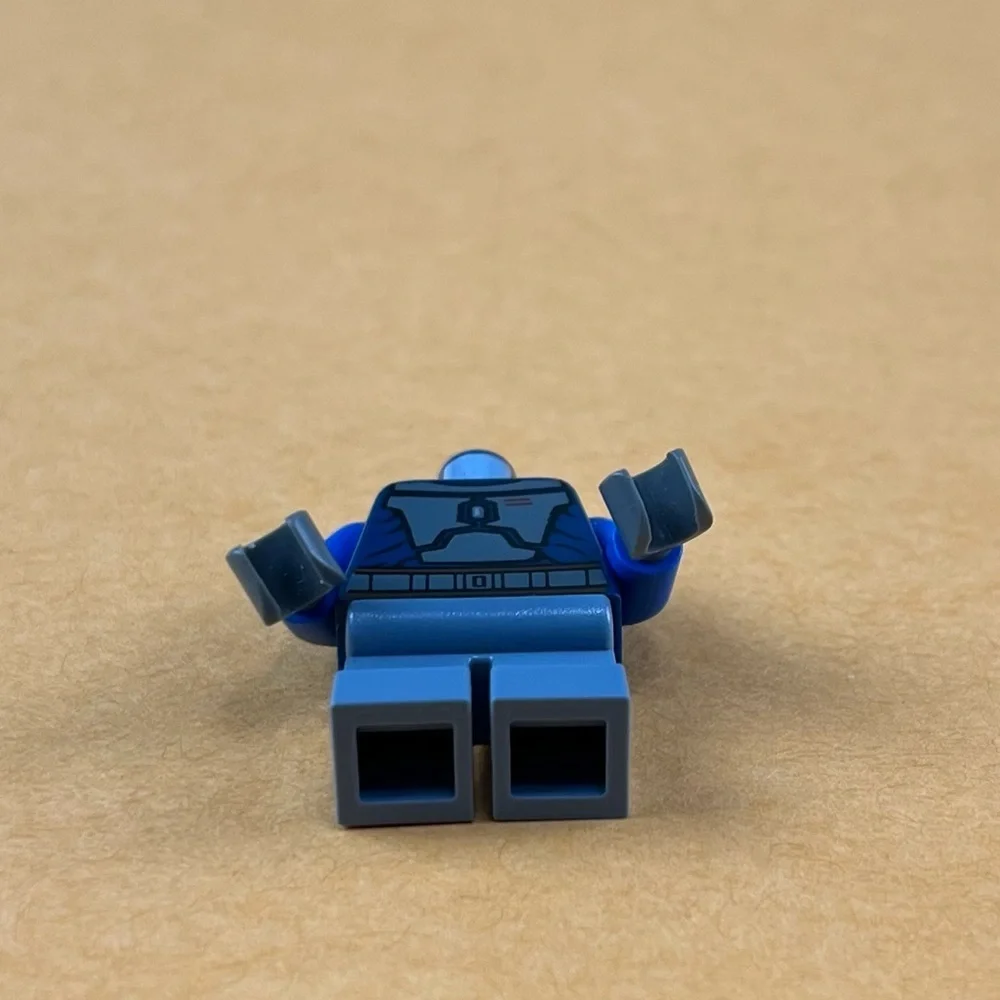 LEGO Star Wars Mandalorian Armor Plates Blue Torso Minifigure 2